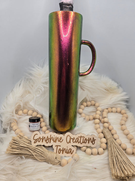 Live Hydrodipping base 6/16/26  7pm cst live- Tipsy 32oz Handle- Siete: Tiger Lily