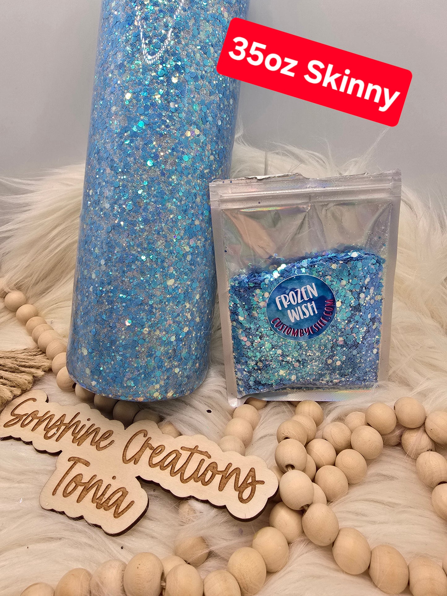 Live Hydrodipping base 11/18/25  10am cst live-  35oz Skinny- CBE: Frozen Wish