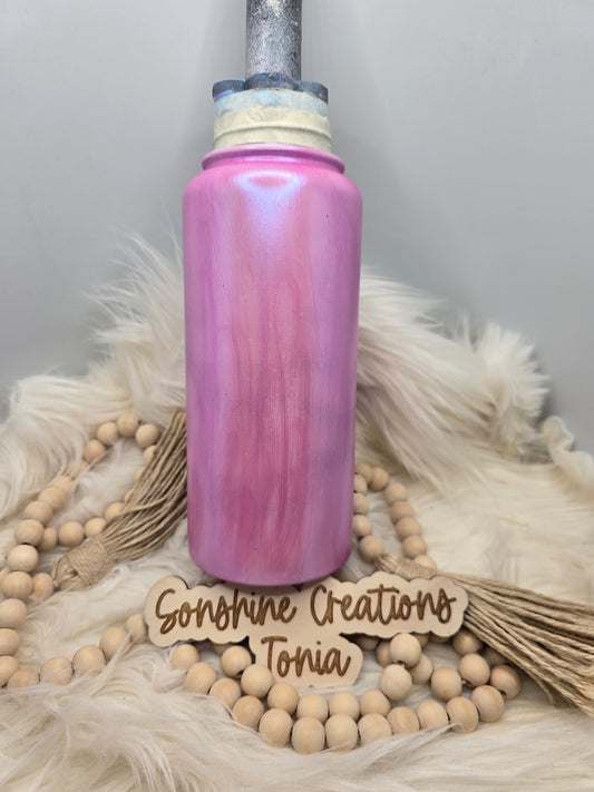 Live Hydrodipping base 2/17/26  7pm cst live- 32oz Hydro Duo- Red Rock Glitter Mica: Purple Red