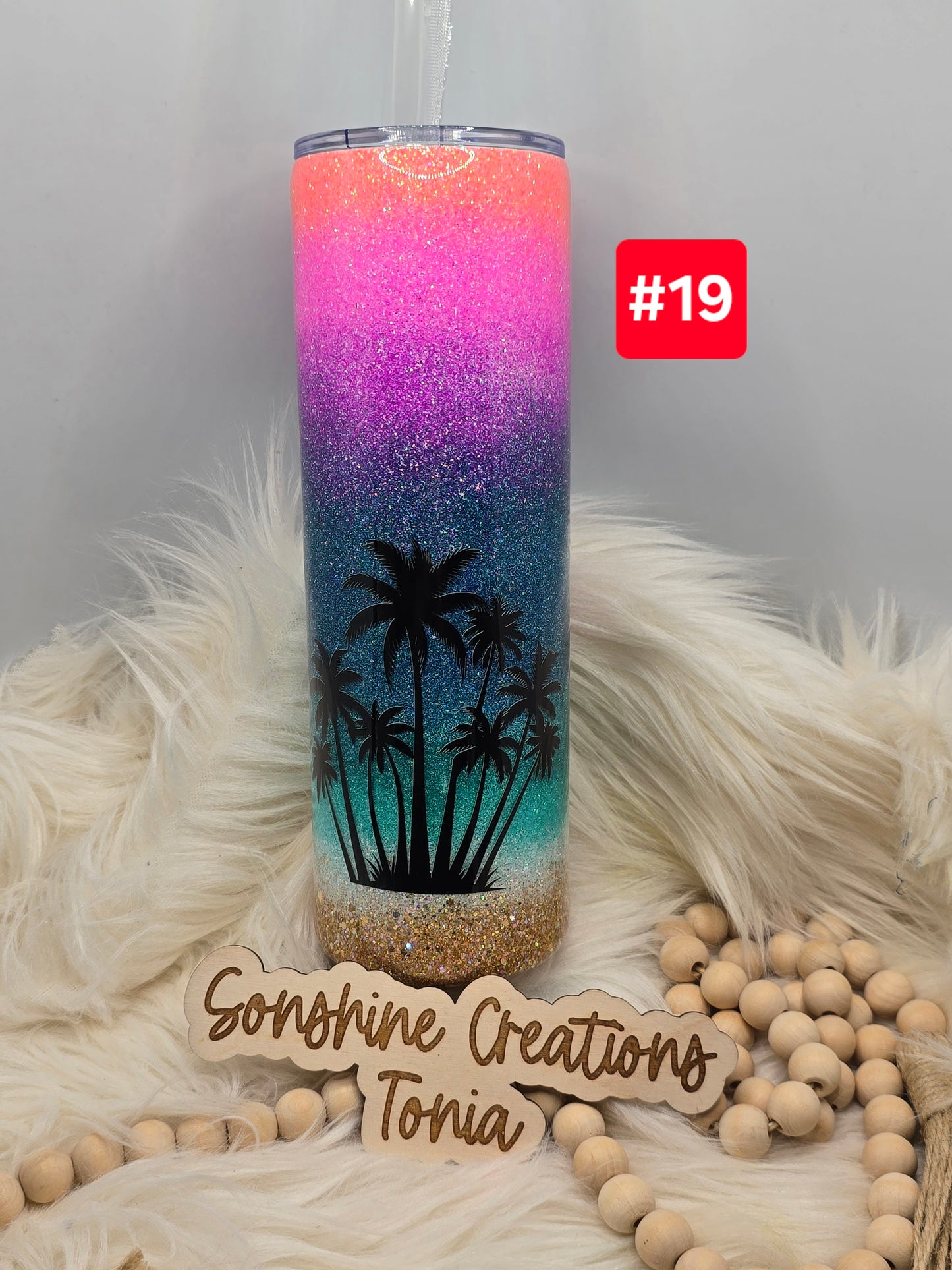 #19 Live Sale 2/01/2026 - 30oz Skinny- Sun Salt Sand beach cup