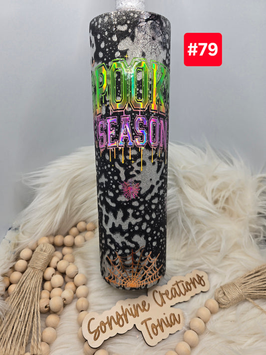 #79- Live Sale 09/14/2025 - 35 oz. Skinny: Power wash Spooky Season