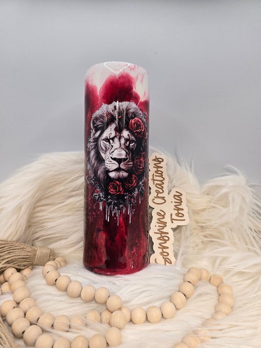 30oz Skinny-Cranberry colormelt- Lion