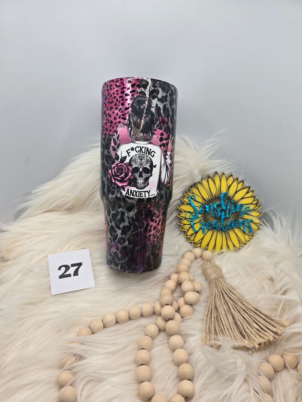 #27 - 30oz Clipmate - Anxiety Girl - Foil
