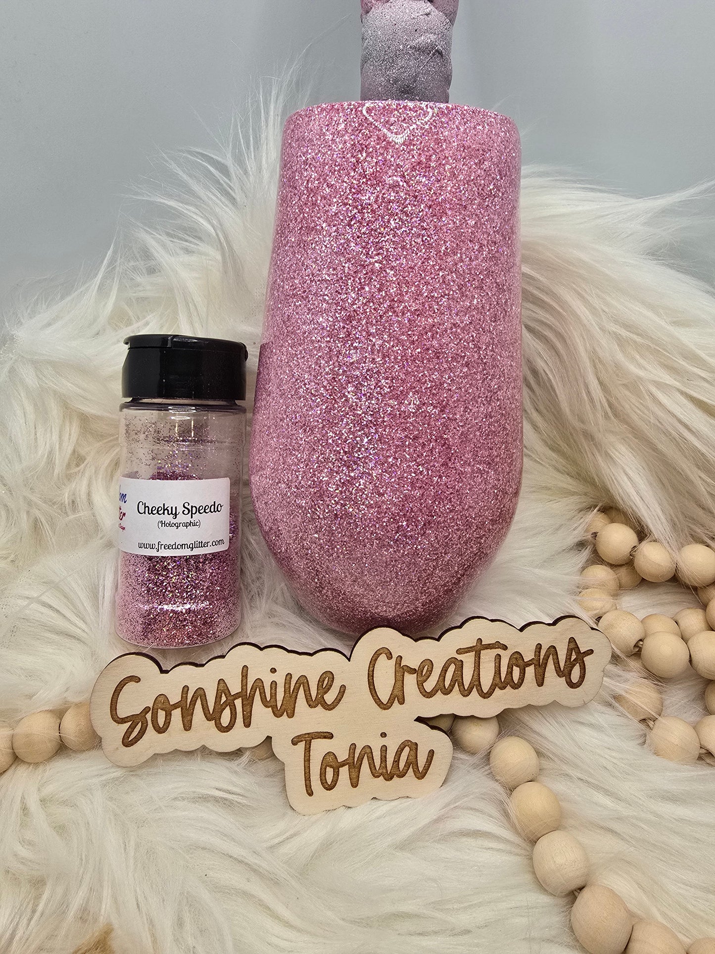Live Hydrodipping base 1/12/2026  7pm cst live- 17oz stemless wine glass- Freedom Glitter: Cheeky Speedo