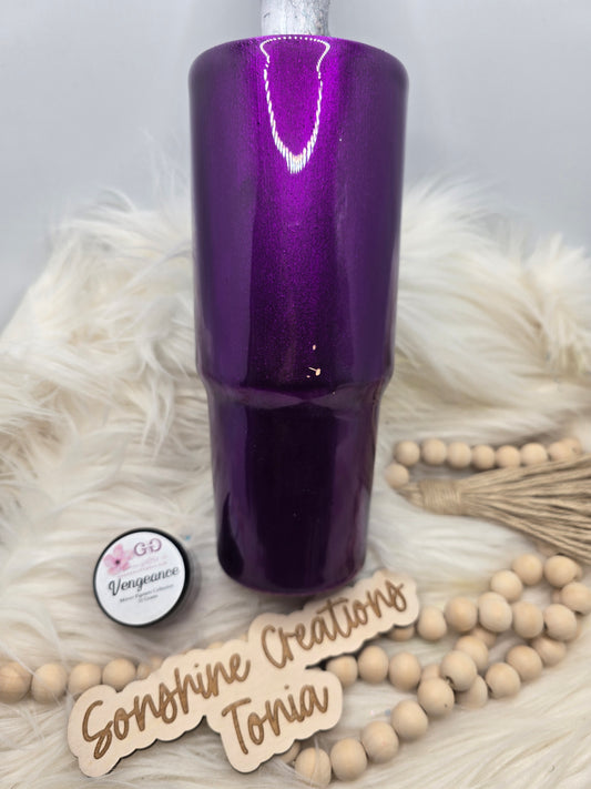 Live Hydrodipping base 4/23/26  7pm cst live- 30oz Tri-sip- Geaux Glitter pigment: Vengeance