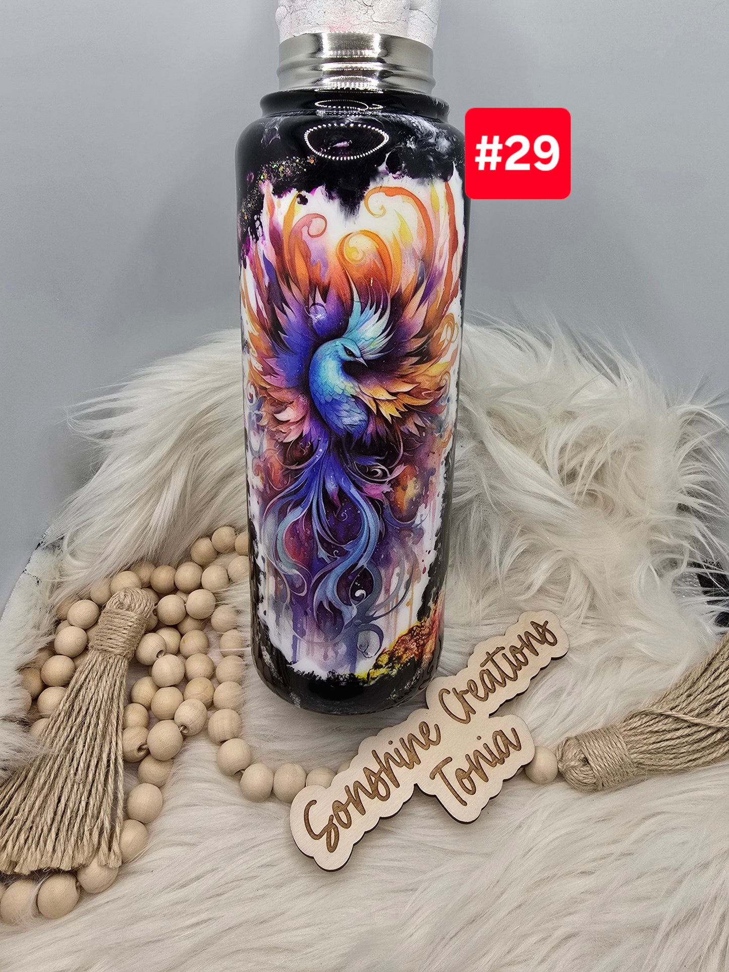 #29- Live Sale 09/14/2025 - 40 oz. Hydro Sport: Phoenix Tattoo