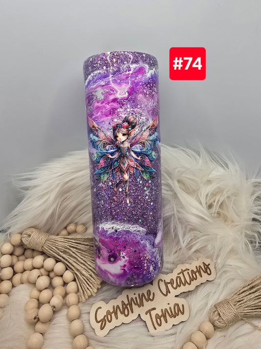 #74- Live Sale 09/14/2025 - 30 oz. Skinny: Purple Cloud Fairy