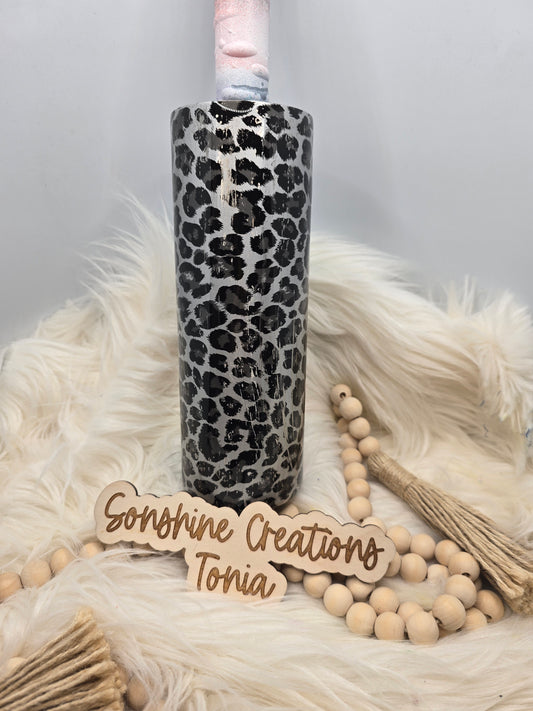 Live Hydrodipping base 2/12/26  10am cst live- 20oz Skinny- Leopard foil