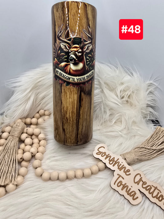 #48- Live Sale 09/14/2025 - 30 oz. Duo: Woodgrain No Braggin