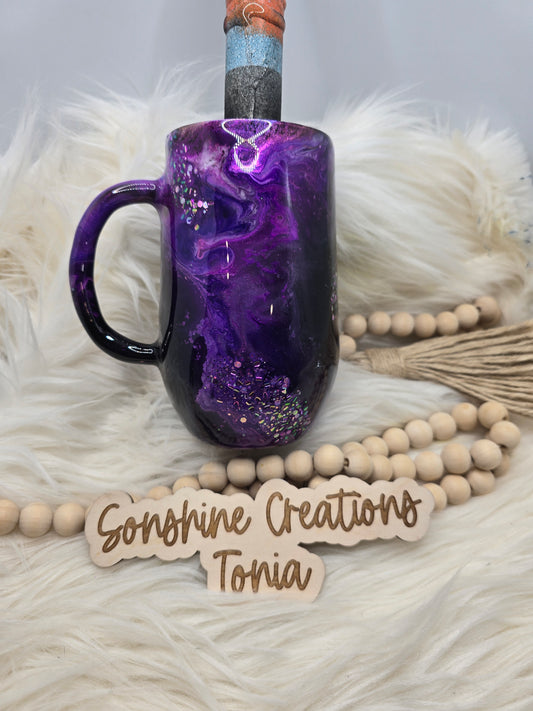 16oz coffee: Purple Rain