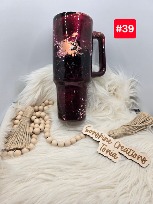 #39- Live Sale 09/14/2025 - 40 oz. Handle: Ruby