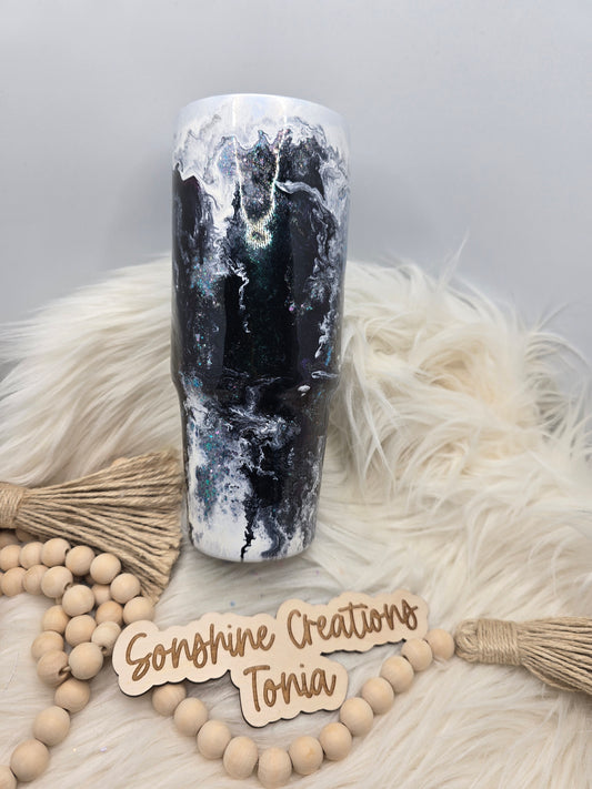 10/03/25 Tonia's Live Creations -30oz Clipmate- Teal Purple Shift Colormelt (Can add decal)