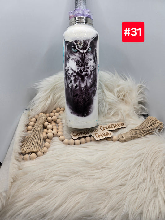 #31- Live Sale 09/14/2025 - 40 oz. Hydro Sport: Owl Tattoo