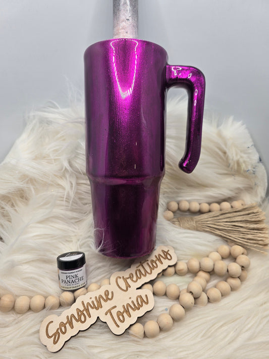 Live Hydrodipping base 4/23/26  7pm cst live- 30oz Grippy- Siete pigment: Pink Panache