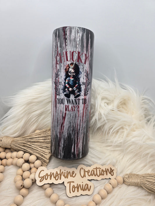 10/03/25 Tonia's Live Creations - 30oz Skinny - Chucky