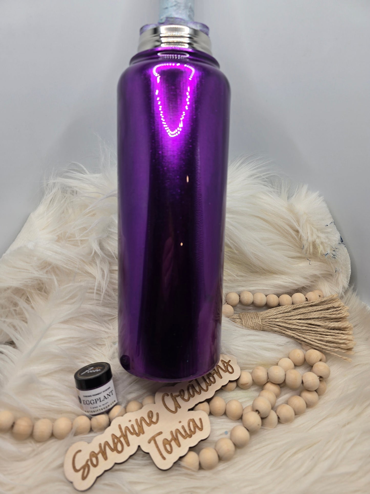 Live Hydrodipping base 4/23/26  7pm cst live- 40oz Hydro duo sport- Siete pigment: Eggplant