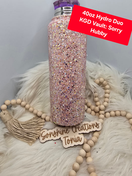 11/06/25  10am cst live- Custom Thursday- 40oz Hydro Sport Duo- KGD Vault: Sorry Hubby