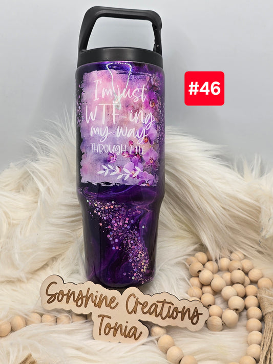 #46 Live Sale 2/01/2026 - 30oz Clipmate- Purple Rain- WTF-ing my way through life