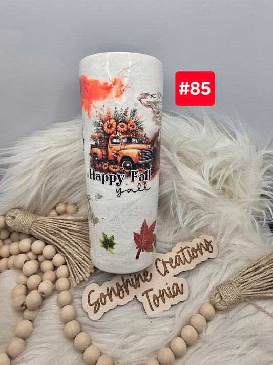 #85- Live Sale 09/14/2025 - 24 oz. Dual Flip: Happy Fall Truck