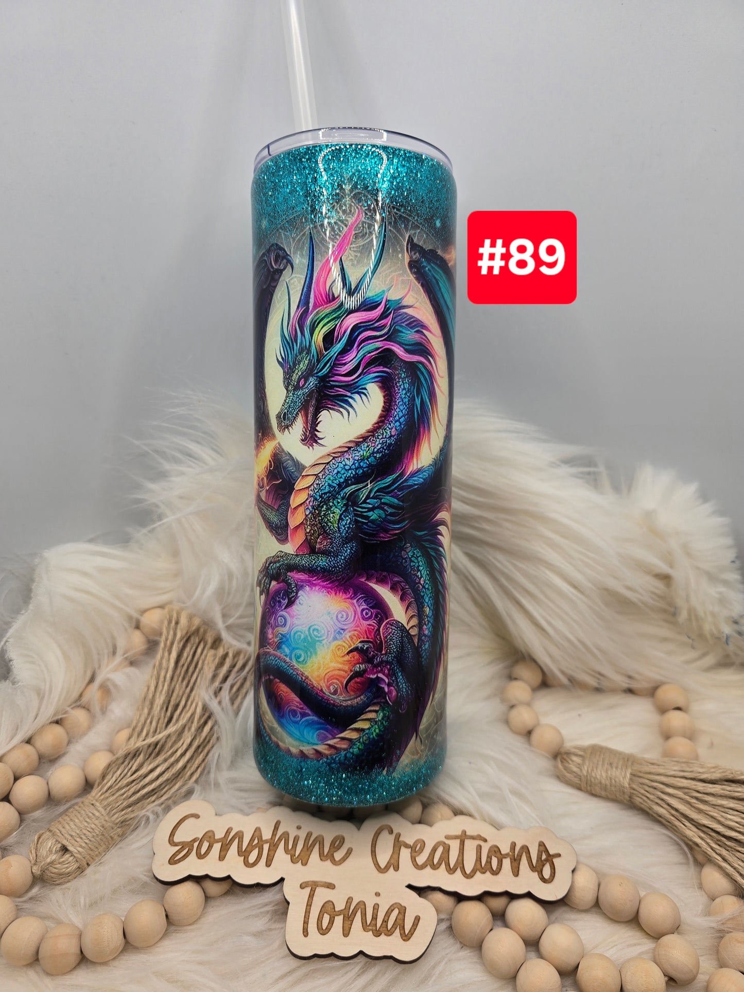 #89 Live Sale 3/15/2026 - 30oz skinny- Dragon wrap