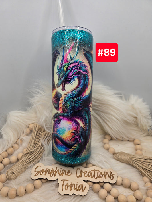 #89 Live Sale 3/15/2026 - 30oz skinny- Dragon wrap