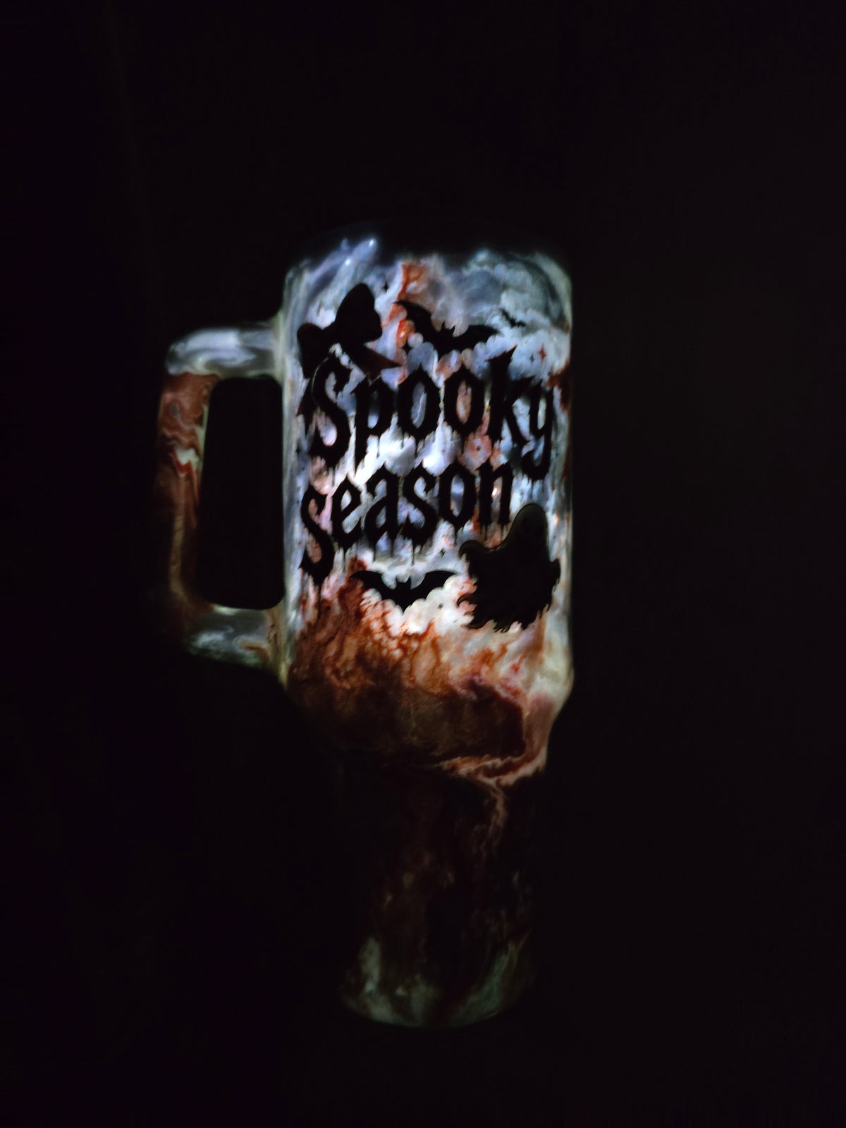 #43 - 40oz Handle - Spooky Season Pumkinhead